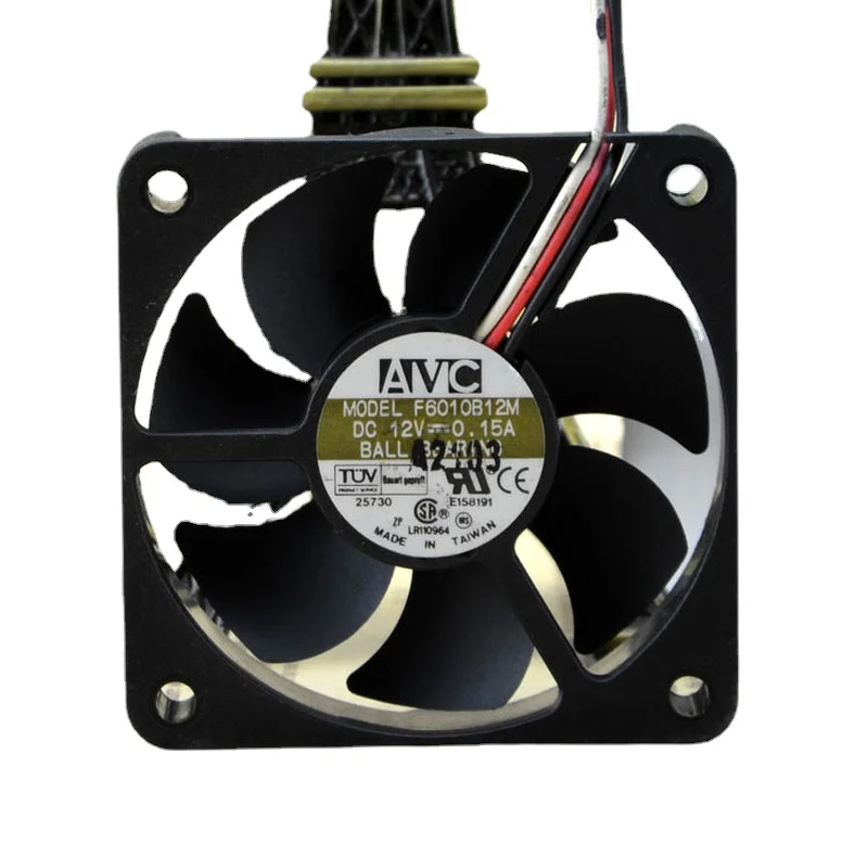 

New CPU Cooling Fan For AVC F6010B12M 12V 0.15A Ball Computer Fan 6010 60*60*10mm