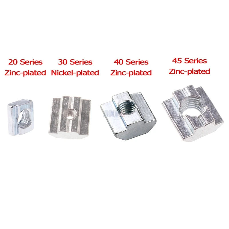 

AXK T-образные гайки M3 M4 M5 M6 M8 M10 для алюминиевого профиля 2020 3030 4040 4545