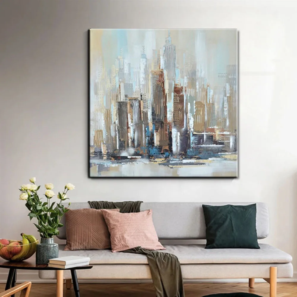 

Abstract Oil Painting On Canvas Modern Oil Painting Hand Painted Large Wall Art Living Room Hallway Bedroom Decorative Painting