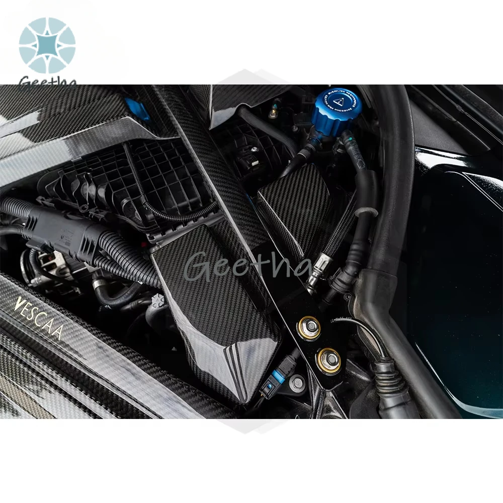 Сухая крышка ЭБУ из углеродного волокна аккумуляторного отсека двигателя реле