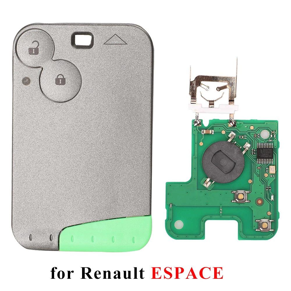 

Jingyuqin 2BT дистанционный ключ ID46 PCF7947 чип 433 МГц для Renault Laguna Espace 2001-2008 Vel-Satis дистанционный брелок для карт Стайлинг автомобиля