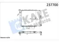 

0504122AL for engine radiator R11 TXE FLASH (2 SIRA AL + PL)