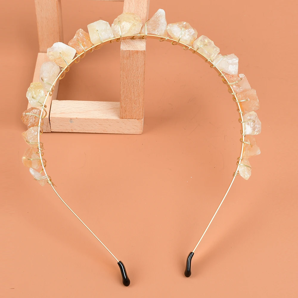 

Amethyst Crystal Crown Hair Jewelry Quartz Hoop Tiara Headband Pangen Mermaid Point Wedding Battette Bridal Hair Accessories