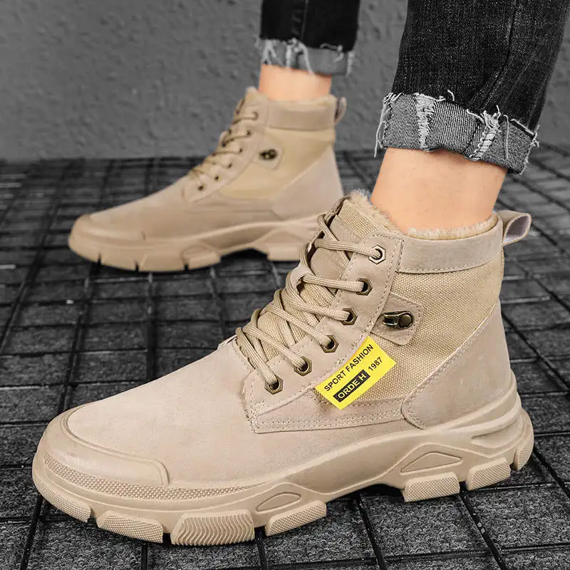 

Кроссовки мужские амортизирующие, Спортивная брендовая легкая обувь для бега, высокие белые