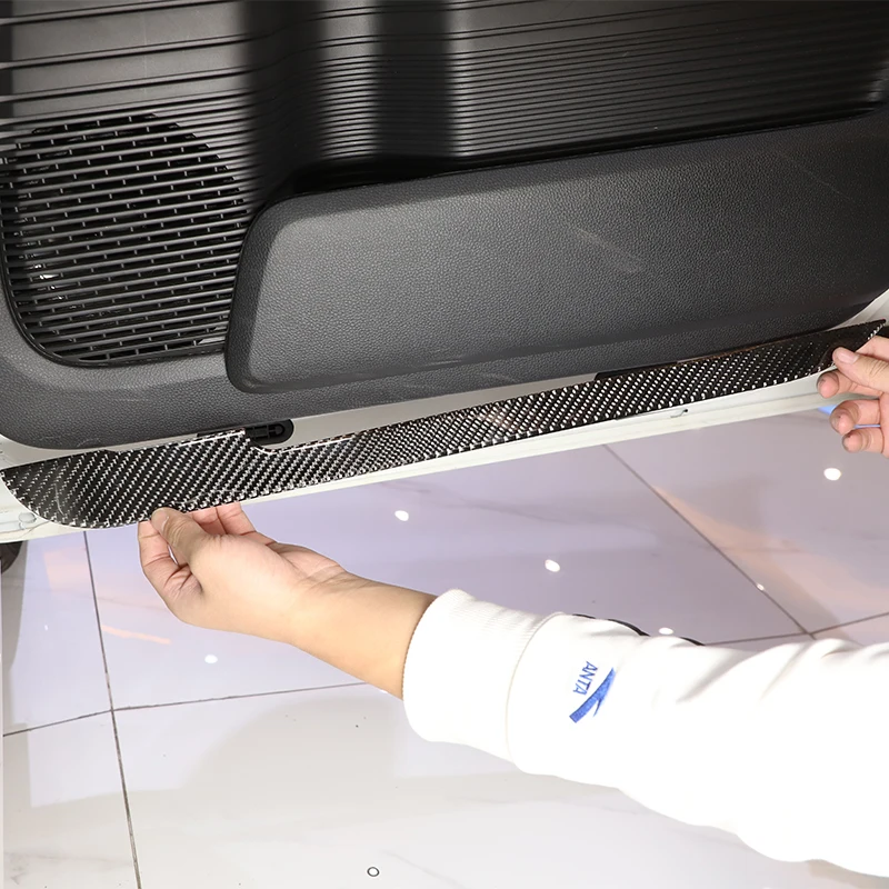 

For Honda N-BOX JF3 JF4 17-21 Car Inner Door Panel Protection Anti Kick Film Sticker Soft Carbon Fiber Door Protection Accessory