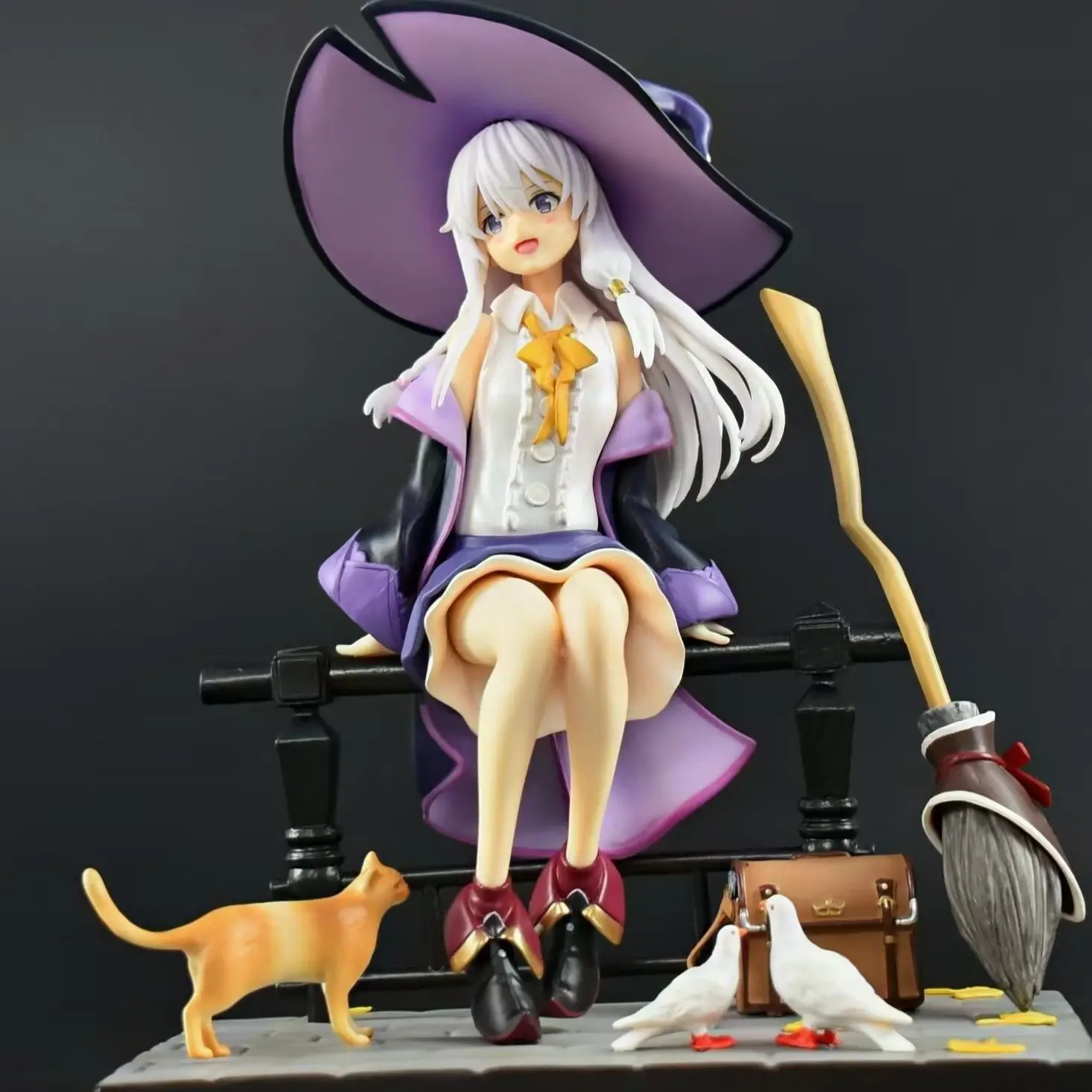 

Anime GK Witch's Journey Elaina Girl Figure Model Toys Christmas Gift 26cm