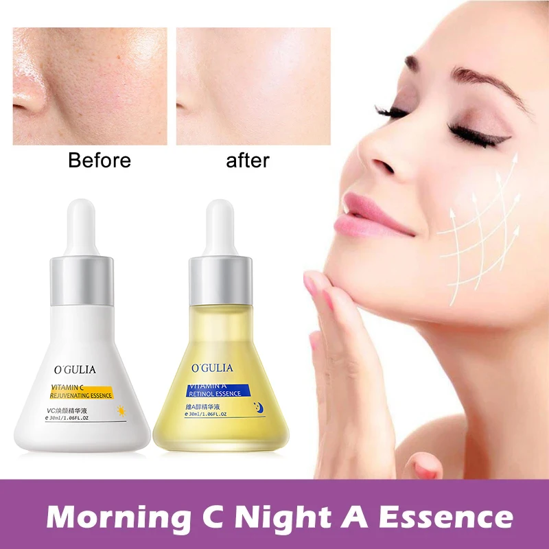 

30ML Whitening Skin VC Retinol Original Solution Face Essence Anti-aging Hydrating Antioxidant Light Lines Firming Moisturizing