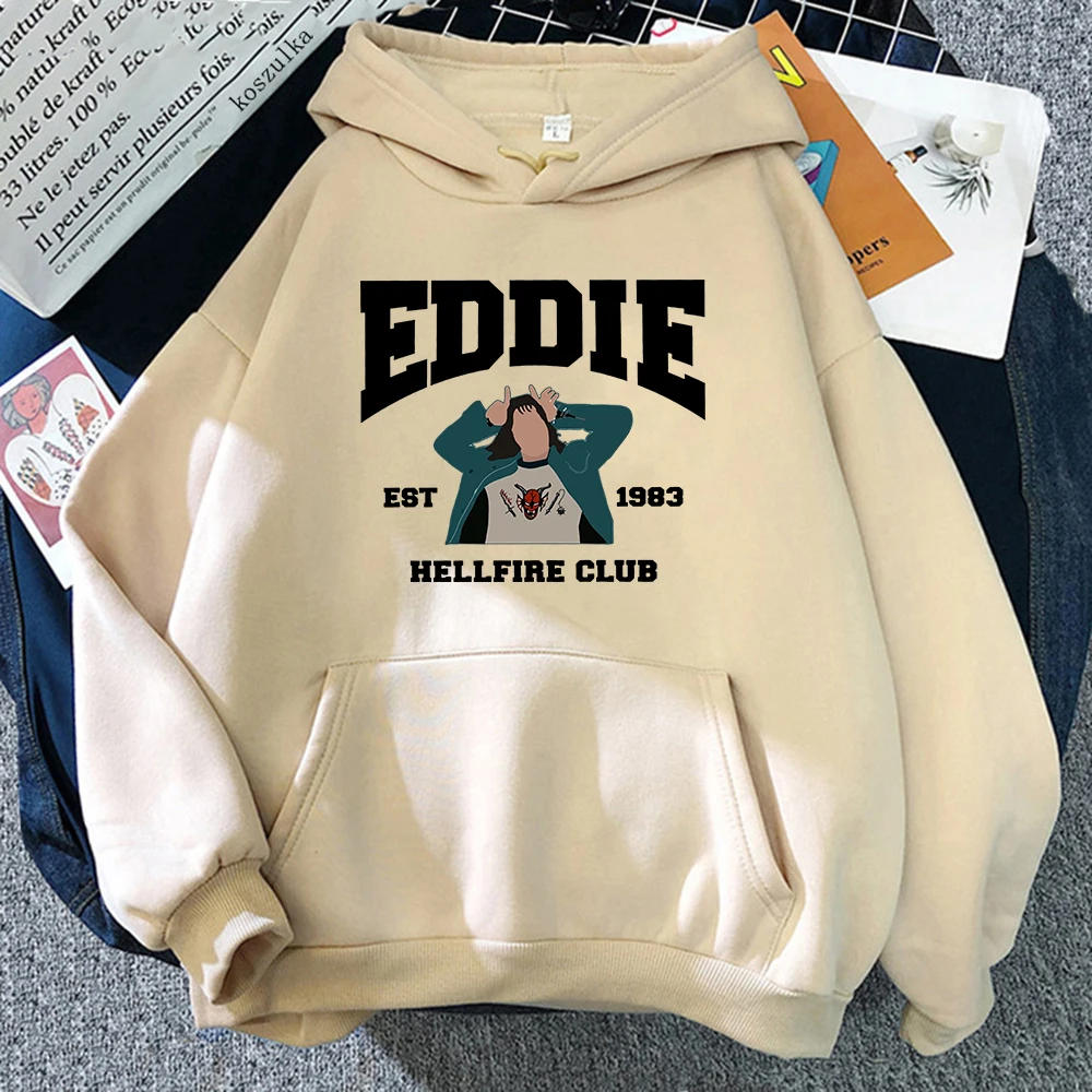 

Eddie Munson Stranger Things 4 Hoodie Women/Men Aesthetic Hellfire Club Hoodies Unisex Harajuku Hooded Sweatshirts Hoody Clothes