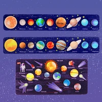 3d wooden solar system puzzle colorful sun earth space 9 planets science puzzles montessori toys for children educational toys