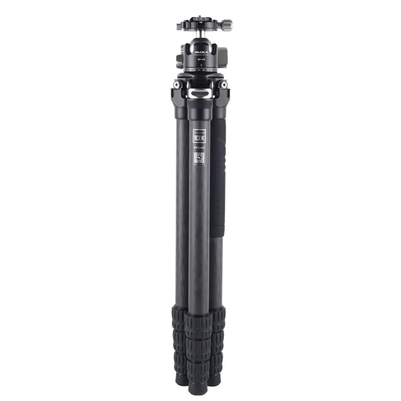 Фото AOKA KF324C + BH40R Новый дизайн с малой гравитационной камерой из углеродного волокна Компактный уличный штатив с панорамной шаровой головкой №4