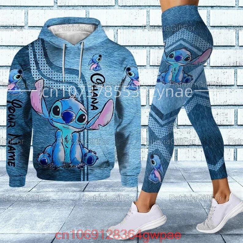 Комплект из Толстовки и брюк для йоги с 3D-принтом