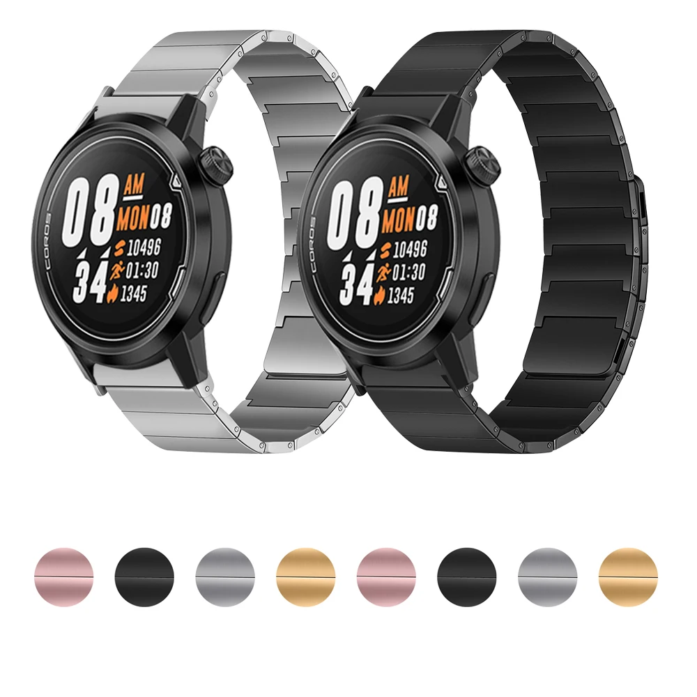

Магнитный петельный ремешок для браслета COROS PACE 2 для COROS APEX Pro APEX 46 мм 42 мм металлический ремешок из нержавеющей стали 20 мм 22 мм браслеты