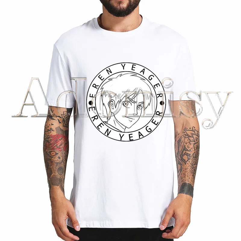 

Shingeki No Kyojin Hip Hop T Shirt Men/Women Printed T-shirt Harajuku Style Summer Short Sleeve Tee Tops