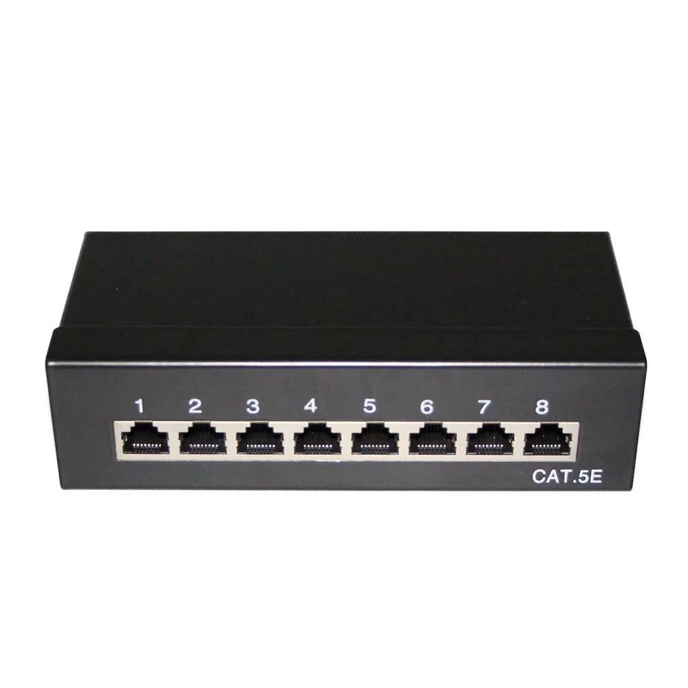 Настенная 8 портов Соединительная панель FTP Cat 5e сетевая RJ45 настенная | Сетевые