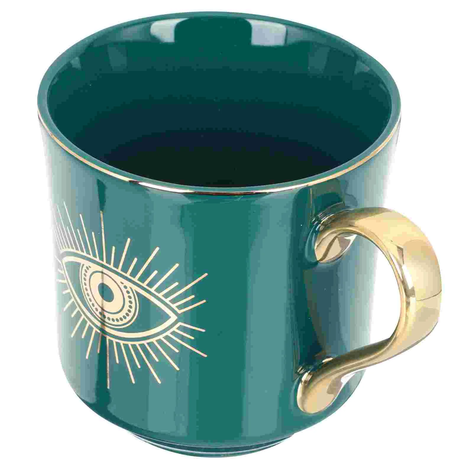 

Cup Mug Coffee Evil Eye Tea Mugs Ceramic Glasscappuccino Water Cups Latte Restaurant Drinking Cute Espressojuice Eyes Specialty