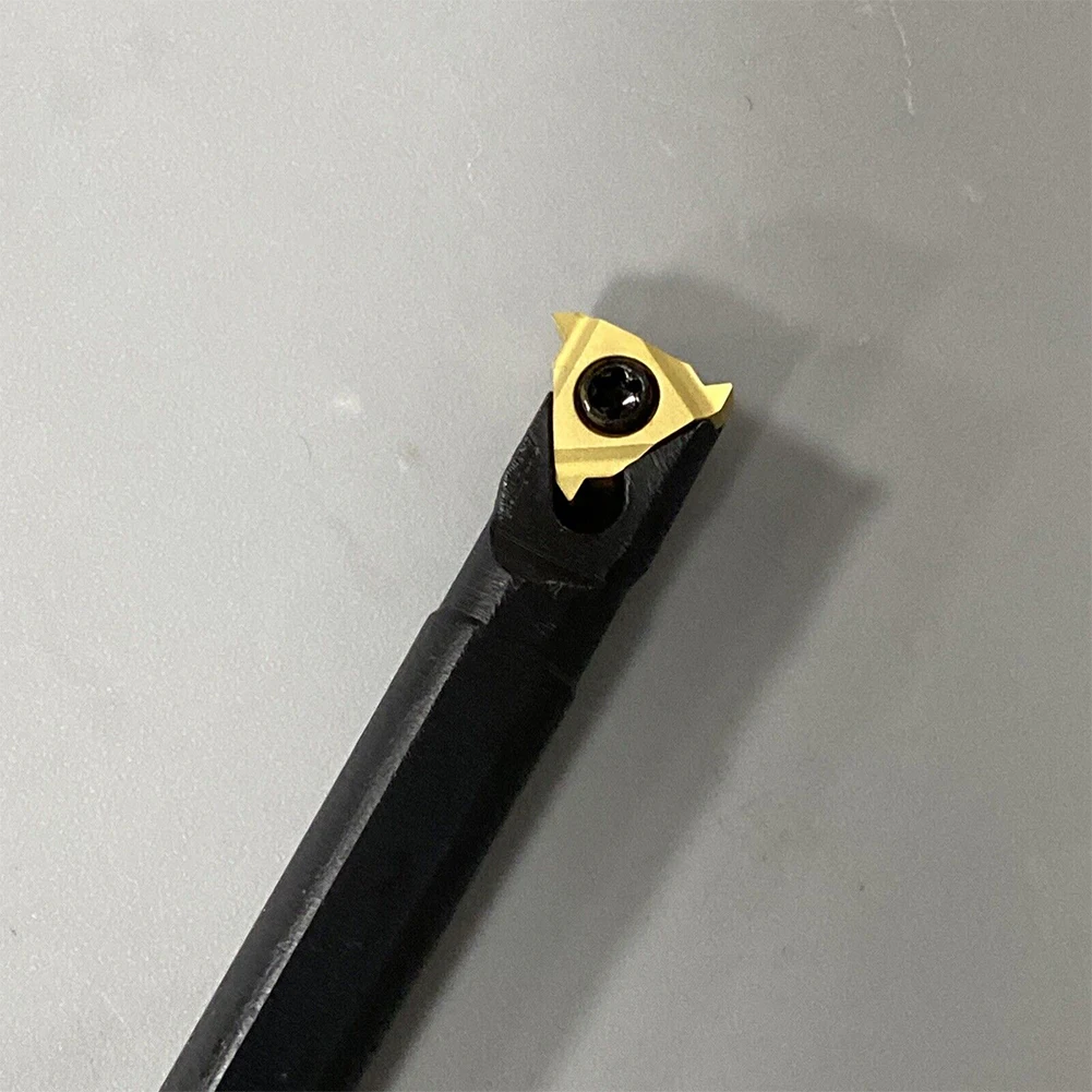 

T8 Wrench Turning Tool Holder 11IR A60 Insert Alloy Steel Blade Carbide Good Rigidity Impact Resistance Durable