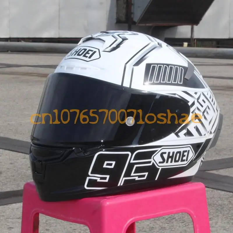 

Motorcycle Helmet X-Spirit III Marquez 4 TC-6 Full Face Helmet X-Fourteen X14 White Ant Sports Racing Helmet Motorcycle Helm