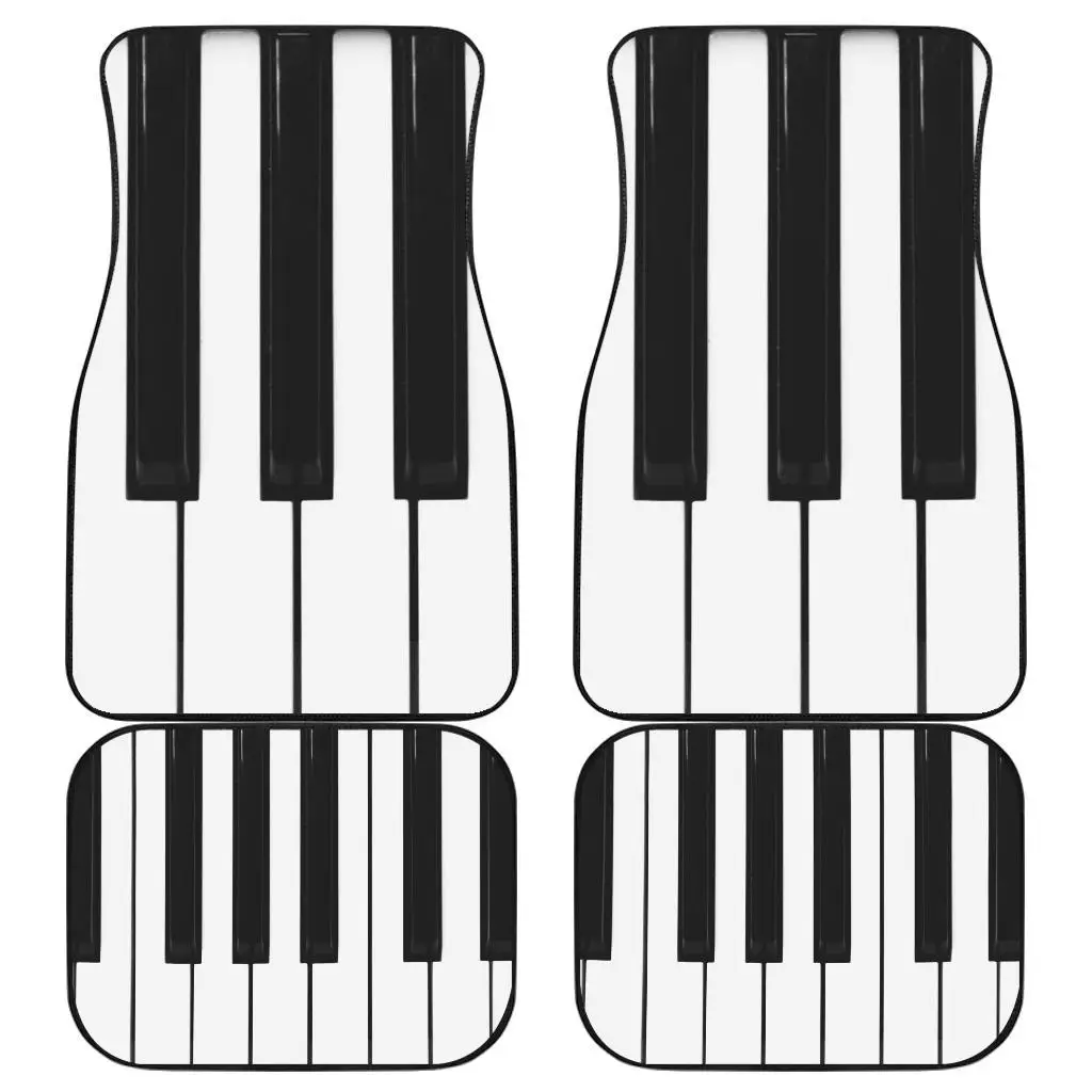 

Piano Front And Back Car Mats Universal Fit Auto Floor Mat Set of 4, Fit Most Vehicle
