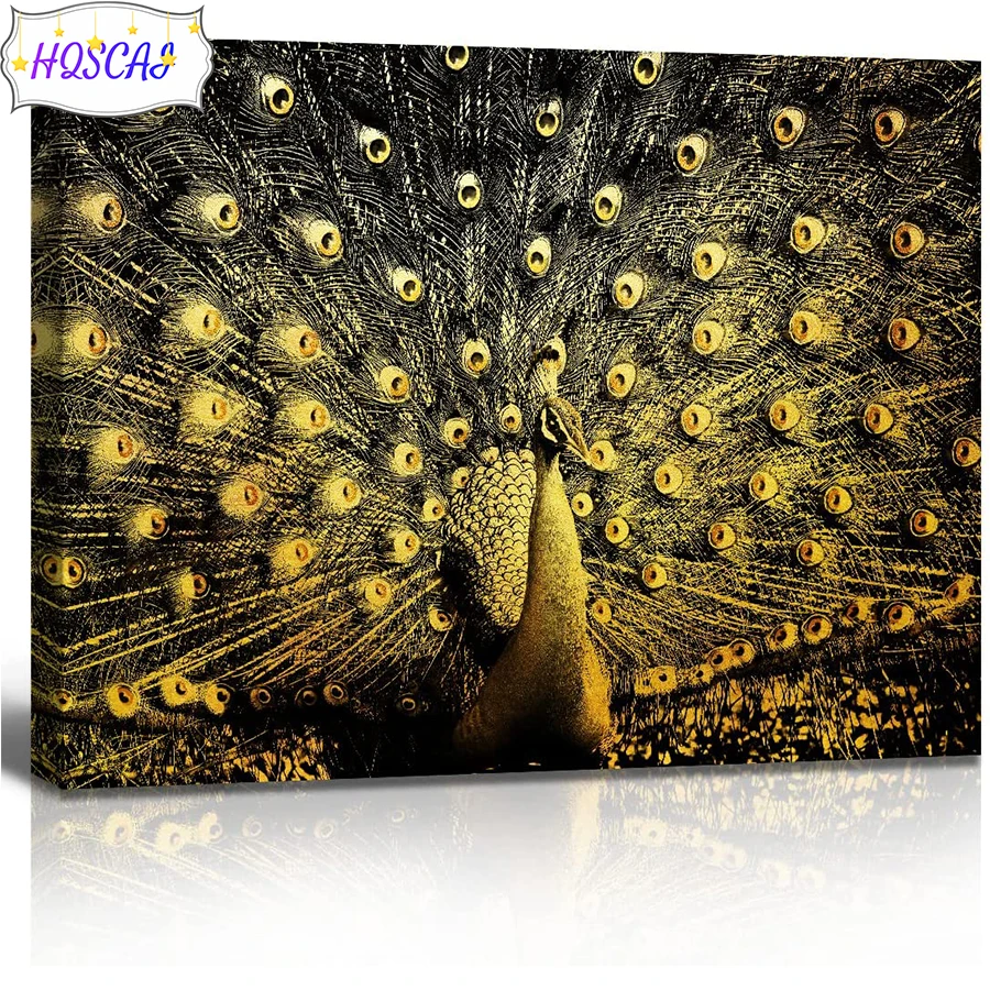 

animal art, peacock Diamond Painting Set Hobby Art 5D DIY Full Drill Square Round Mosaic stitch cross Home Decoration gift