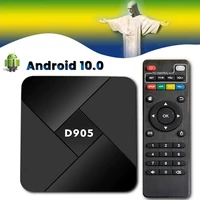 set top box android 10 amlogic s905 wifi 2 4g 4k 3d 4g ram 32g rom support youtube download media player d905 smart set top box