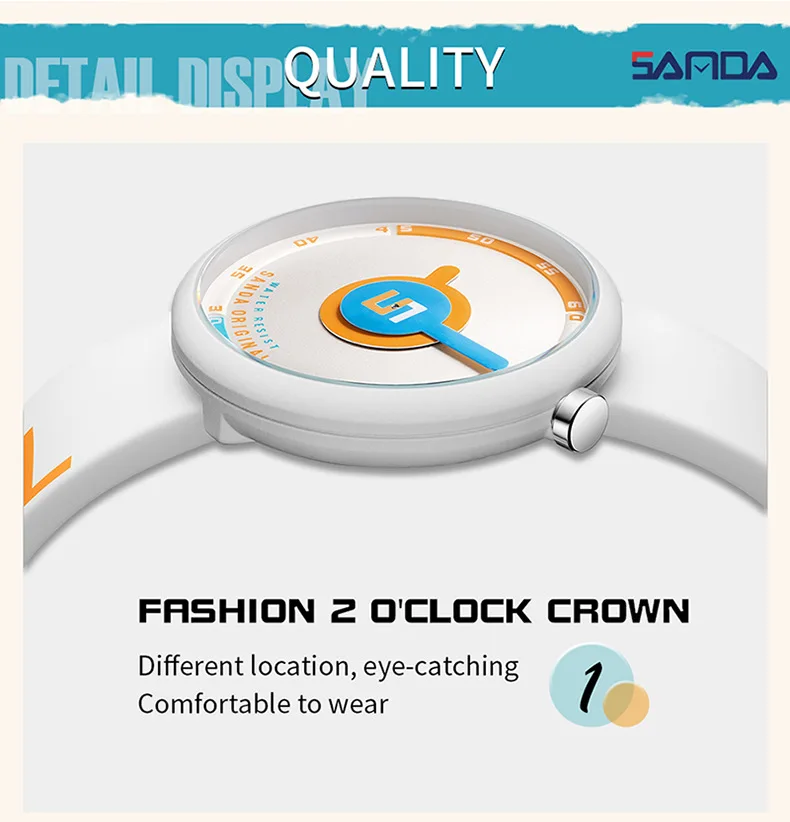 New SANDA Quartz New Slim Women Watch Luxury Brand Fashion Silicone Waterproof Quartz Watches Womens Relogio Feminino 1109 enlarge