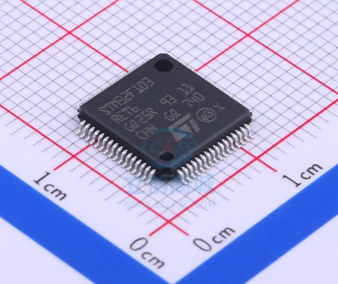 

Новинка 100%, оригинапосылка модель STM32F103RET6, новый оригинальный Оригинальный оригинальный микроконтроллер (MCU/MPU/SOC) IC Chi