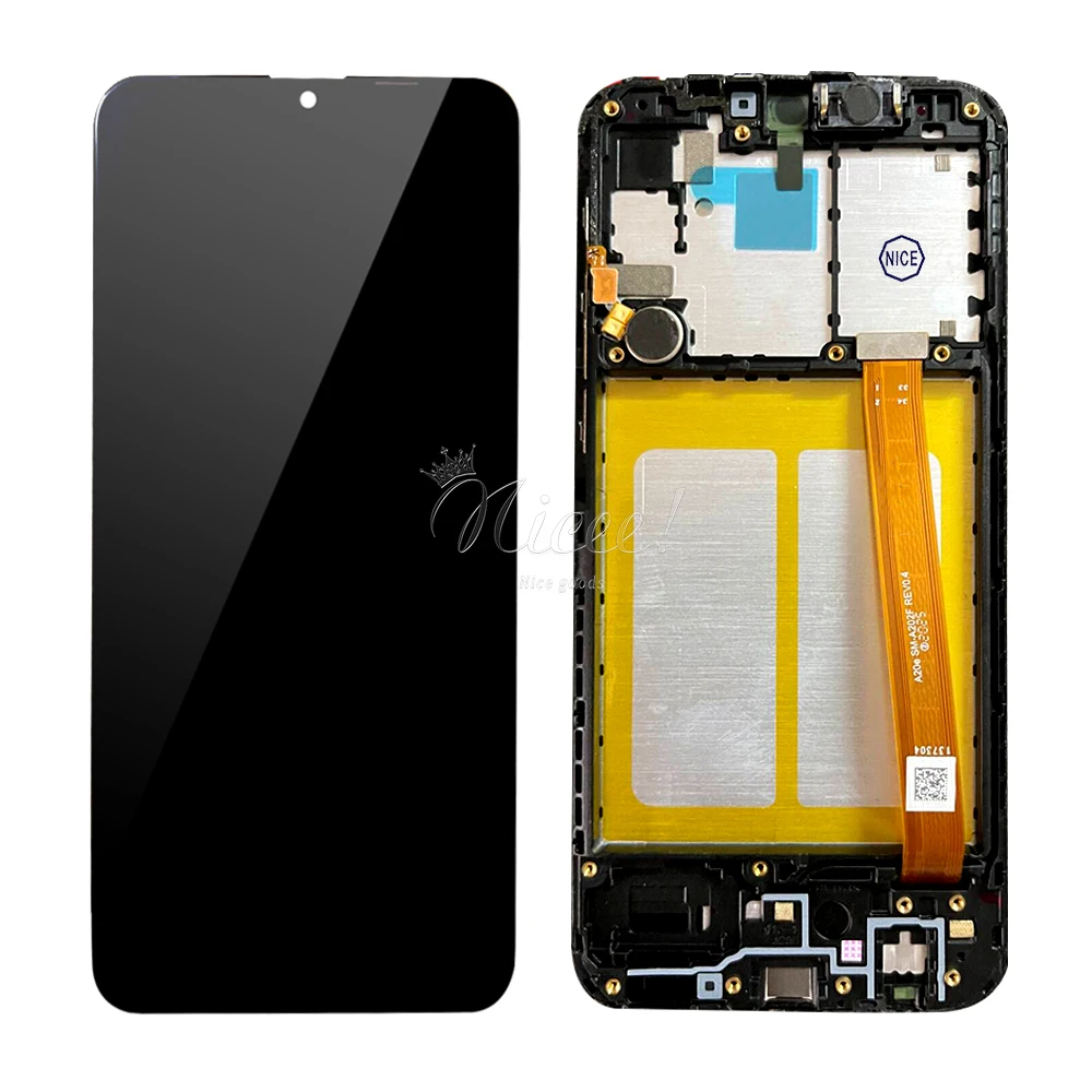 Фото 100% протестированный дисплей для Samsung A20e, ЖК-дисплей с сенсорным экраном для Galaxy SM-A202F SM-A202K, дигитайзер в сборе + рамка, полные детали 5,8 дюйма №5