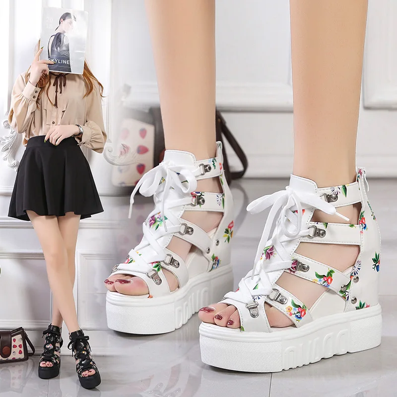 Summer Ladies Open Toe High Heels Casual Wedges Ladies Platform Sandals  Ladies Casual Shoes Platform Shoes - купить по выгодной цене | AliExpress