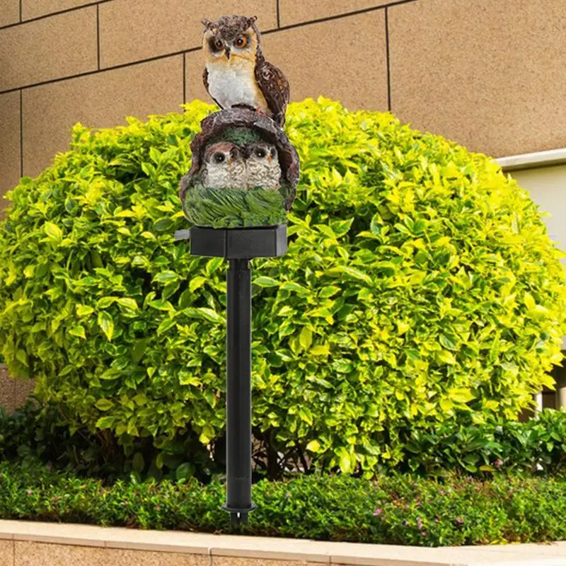 Фигурка птицы милая фигурка лампа для заднего двора газона ландшафта Декор