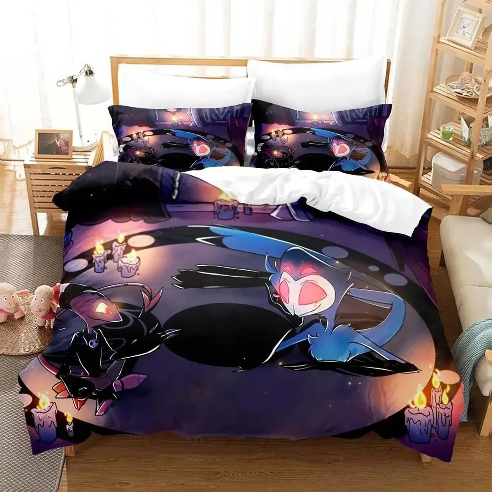 Фото Комплект постельного белья Loona Boss 2025 Single Twin Full Queen King Size, комплект постельного белья для взрослых и детей, пододеяльник для спальни, аниме parure de lit, кровать №5