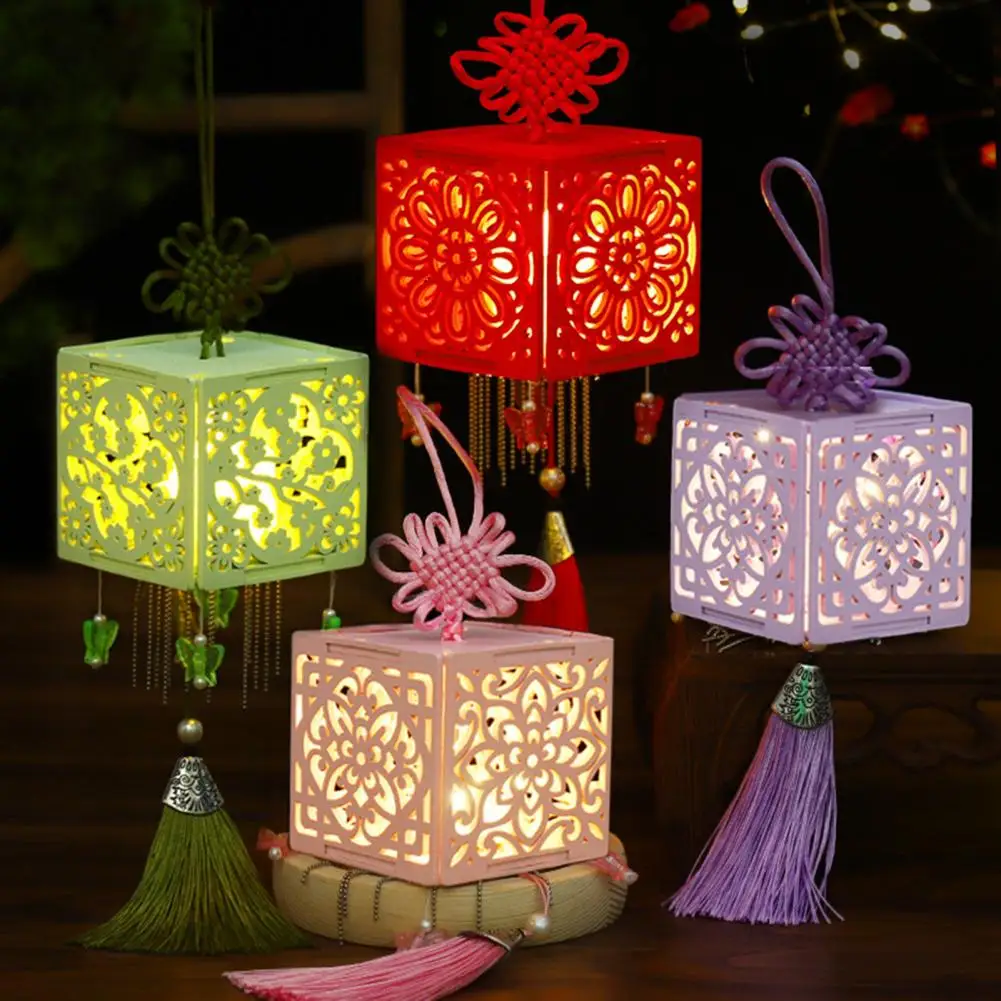 

Chinese Lantern Festival DIY Romantic LED Light Pendant Lantern New Year Spring Festival Ornaments Party Decoration Home Decor