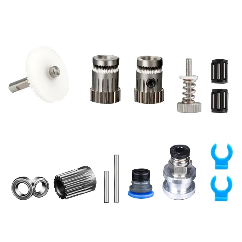 

Dual Drive Extruder for Voron Direct/Bowden Feeding Extrusion Gear 3D Printer