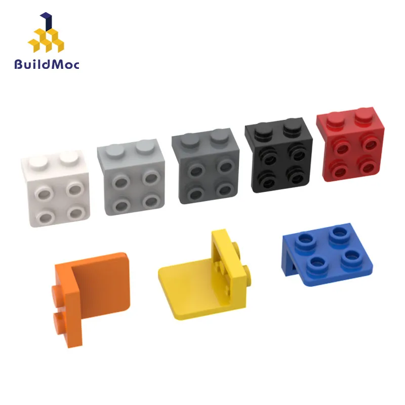 

1KG MOC Assembles Particles 44728 1x2-2x2 bracket piece Blocks Educate Replaceable Parts Toys Children Gift 1200pcs