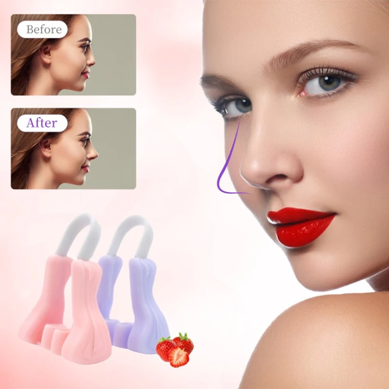 

Nose Shaper Clip Nose Up Lifting Shaping Bridge Straightening Slimmer Device Silicone Nose Slimmer No Painful Hurt Beauty Tools