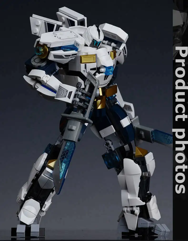 Блоки для взрослых серия Mecha робот город металлический строительный блок набор