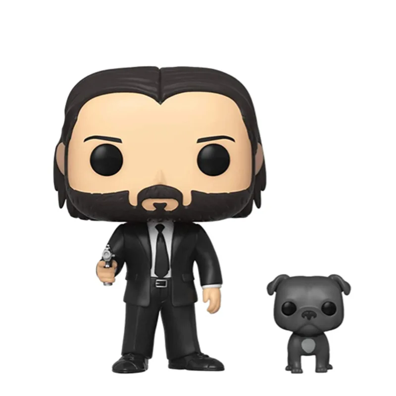 

John Wick 3 Action Figure John Wick With Dog #580 Figure 387 Figurine PVC Statue Model Doll Collectible Room Decor Toys Gift