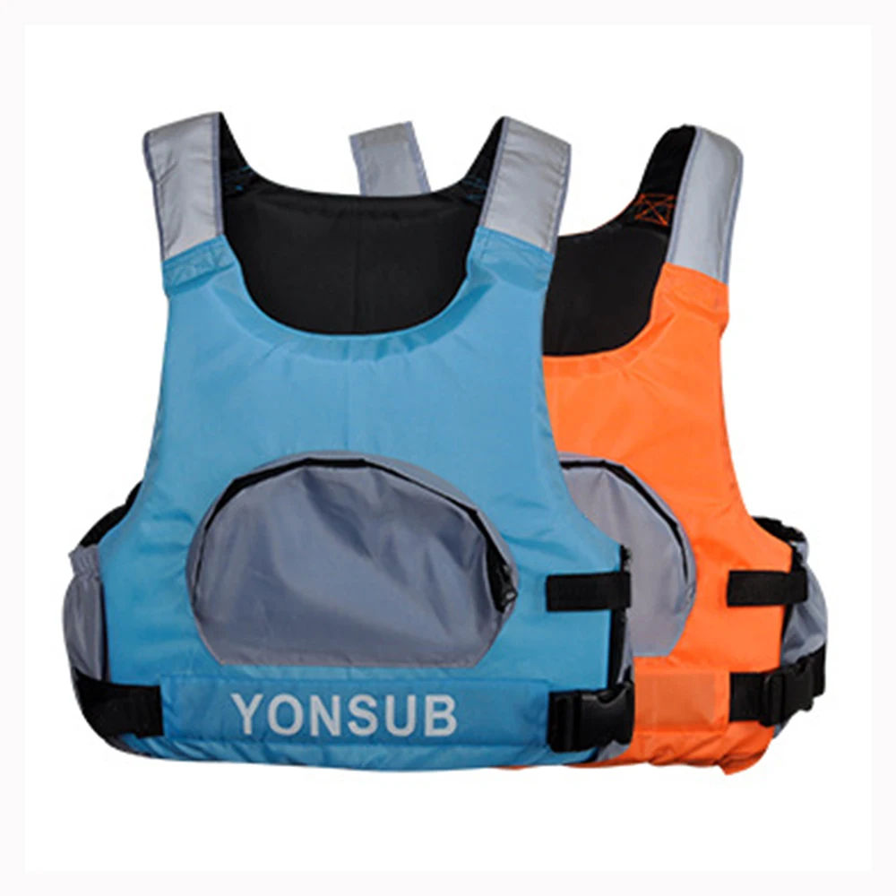 

Portable Kayak Surfing Adult Life Jacket Fishing Front Pocket Vest Water Sports Swimming Jet Ski Big Buoyancy Safety Life Jacket