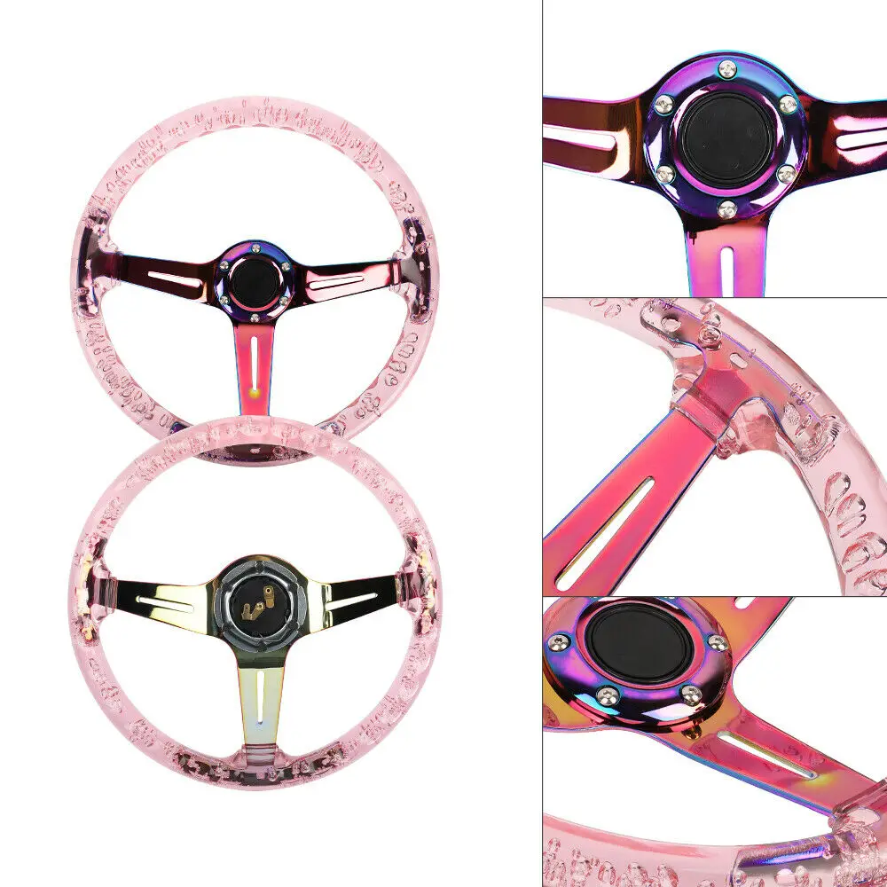 350 мм 14 &quot6 болтов разноцветное кольцо акриловое Кристальное пузырьковое