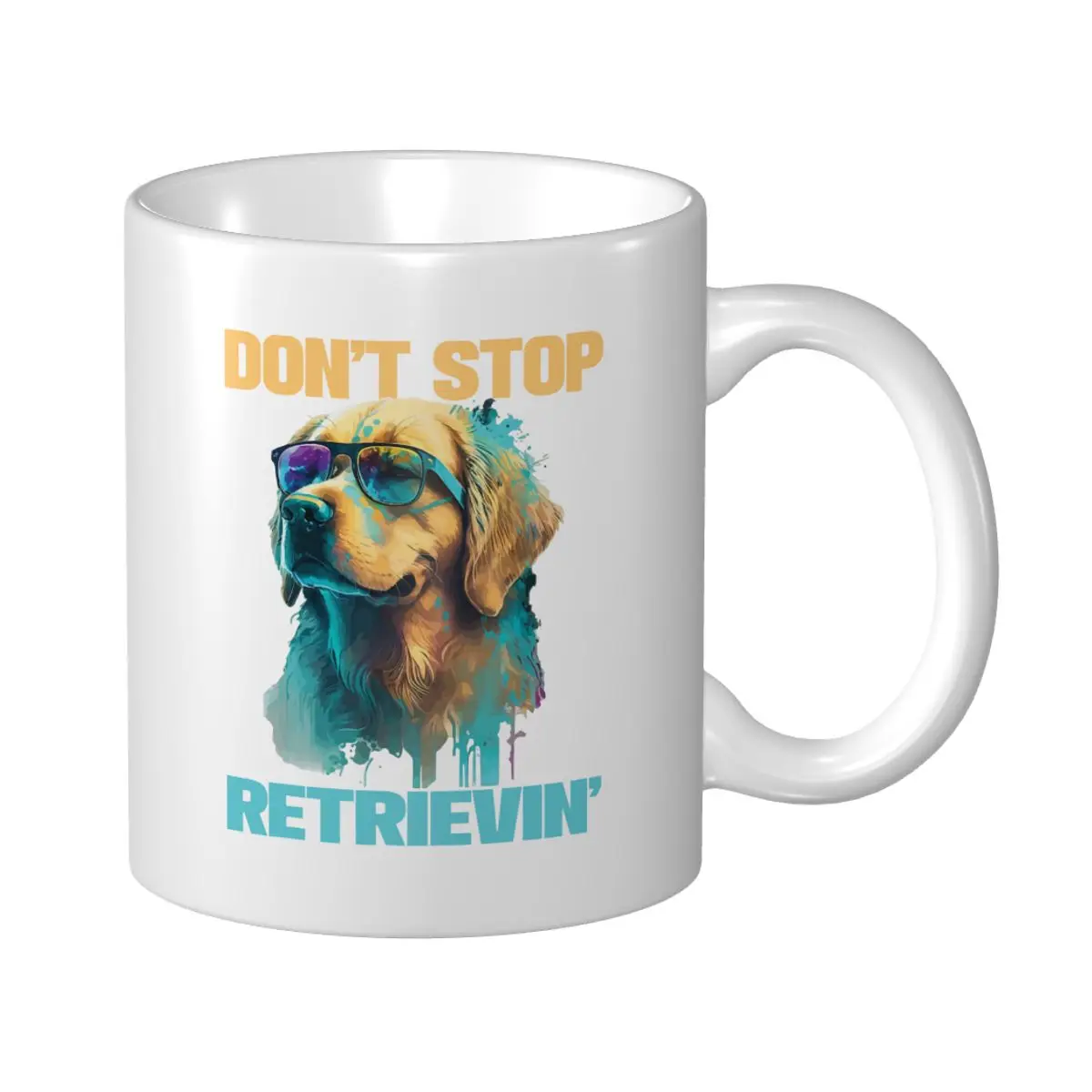 Кружка-ретривер Не останавливайтесь-кофейные кружки в стиле ретро с