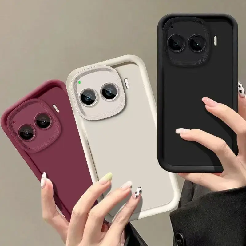 Фото Подходит для VIVO IQOO Z10 Z9 Z11X Z10X Z9X, чехол для телефона IQOO 15R Z11 Z9 Turbo+, прочный и ударопрочный силиконовый защитный чехол. №1