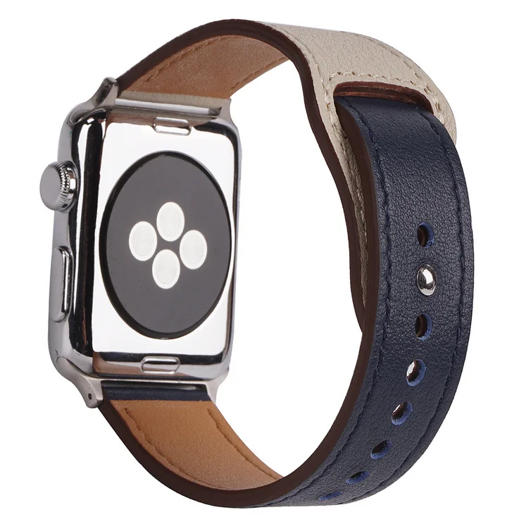 

I Watch Bands Strap China Famous Brands Watch Strap Genuine Leather For Apple Watch 38mm 40mm 42mm 44mm