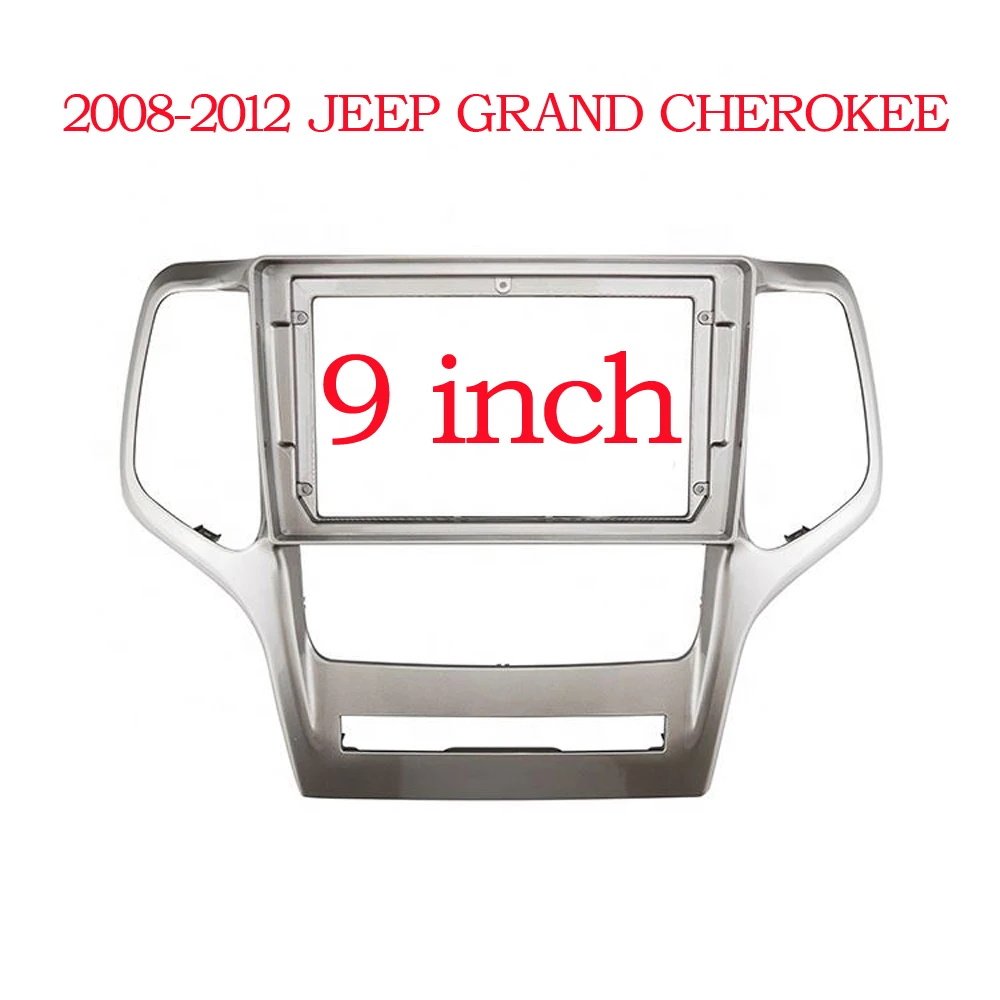 

Car Radio Facial Frame For Jeep Grand Cherokee 2008 2009 2010 2011 2012 2013 Panel Cd Dvd Player Audio Frame Dashboard Mount Kit