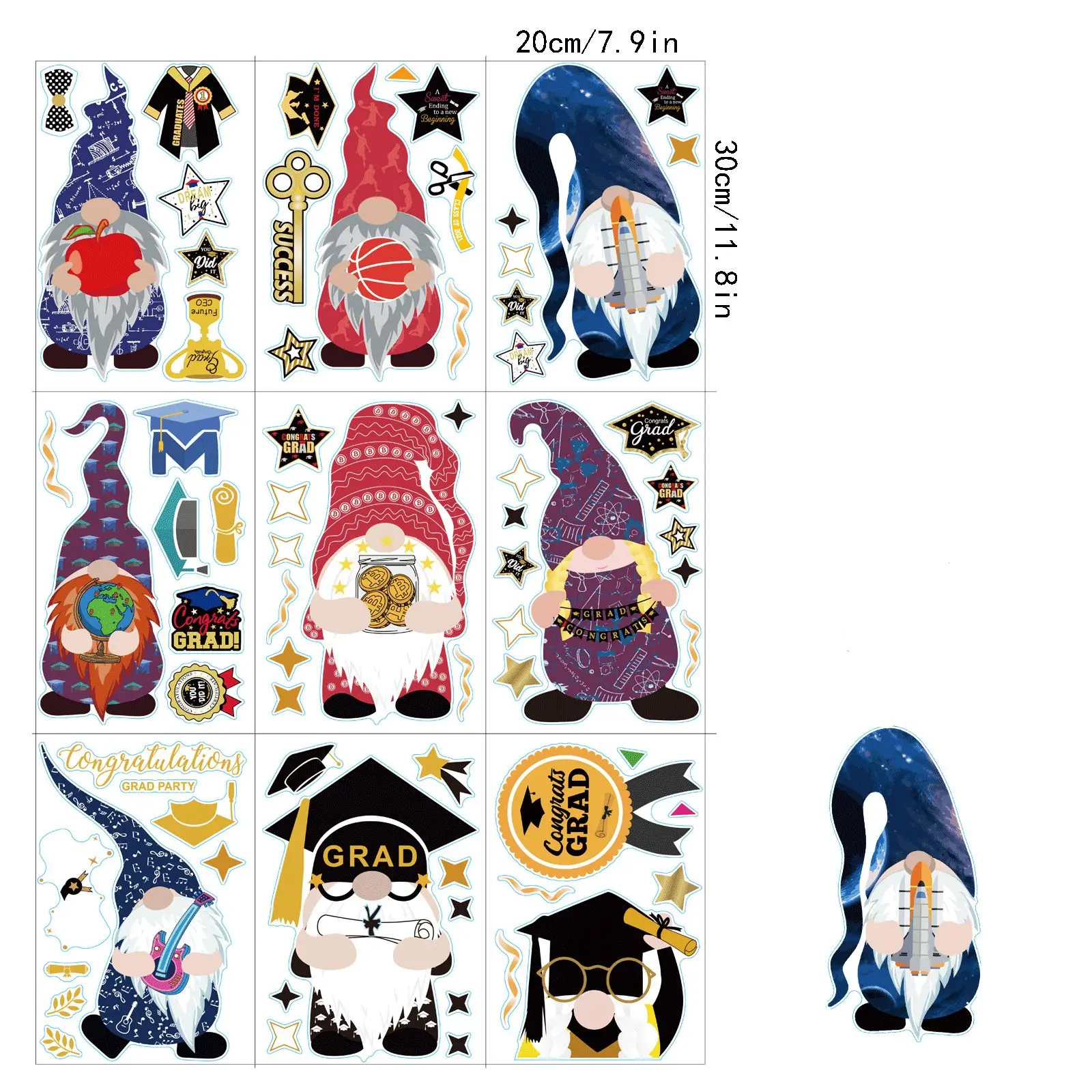 Оконные наклейки на дверь и вечерние для Классного класса праздничные украшения