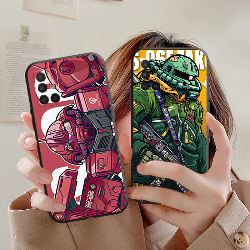 

Japan Anime Gundam Phone Cases For Samsung S20 S21 FE Plus Ultra S20 Lite TPU Luxury Ultra Shell Unisex Carcasa Coque Original