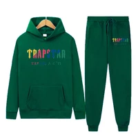 2022 trapstar mens hoodie tracksuit rainbow plush embroidered wool tracksuit tracksuit pants