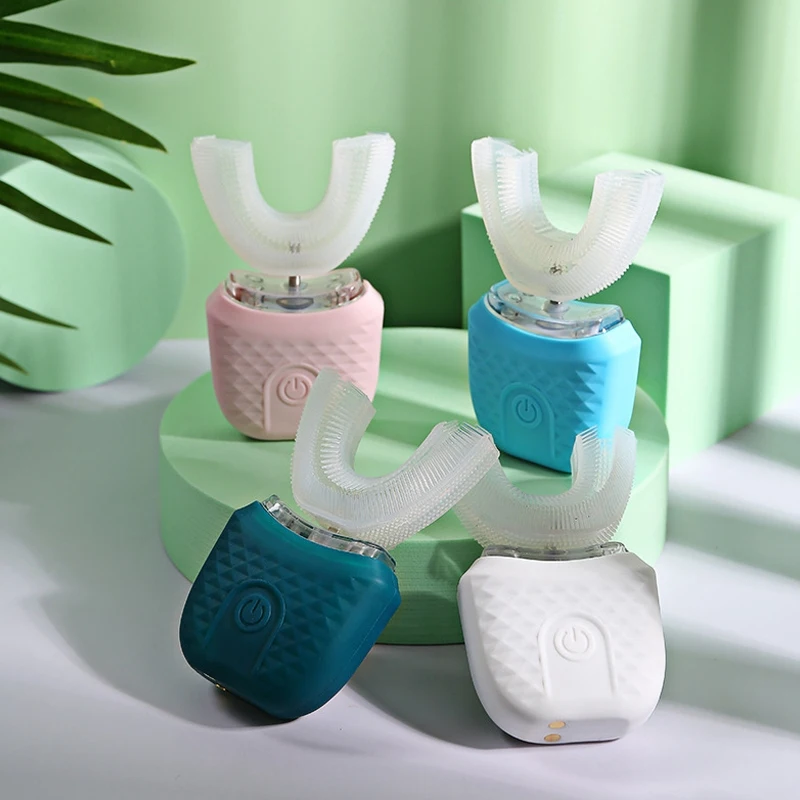 

Lazy U-Type Electric Toothbrush Adult Full Automatic Charging Intelligent 360° Cleaning Sonic Toothbrush