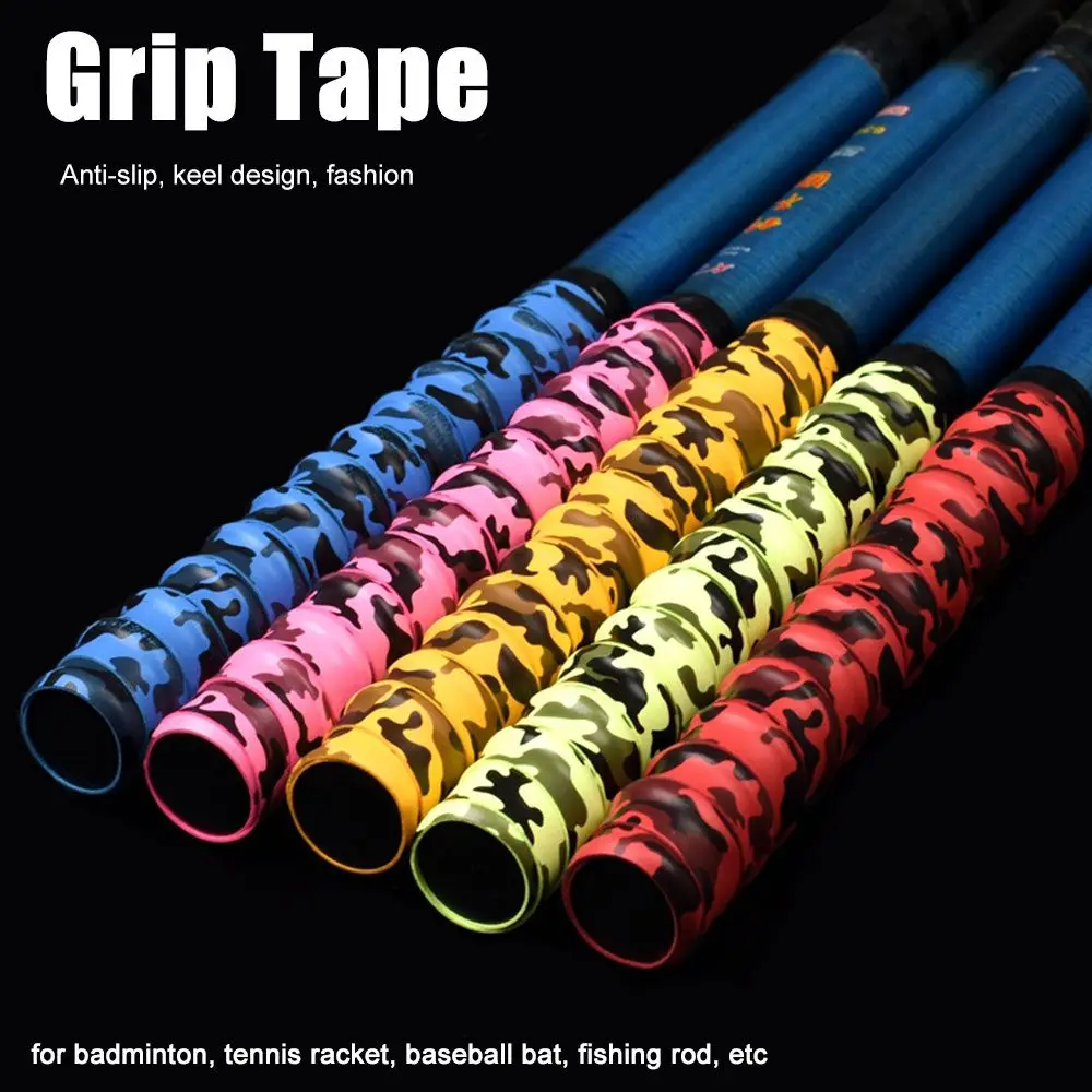 

Windings Over Bicycle Handle Baseball Bats For Fishing Rod Grip Tape Sweat Absorbed Anti-slip Band Badminton Sweatband