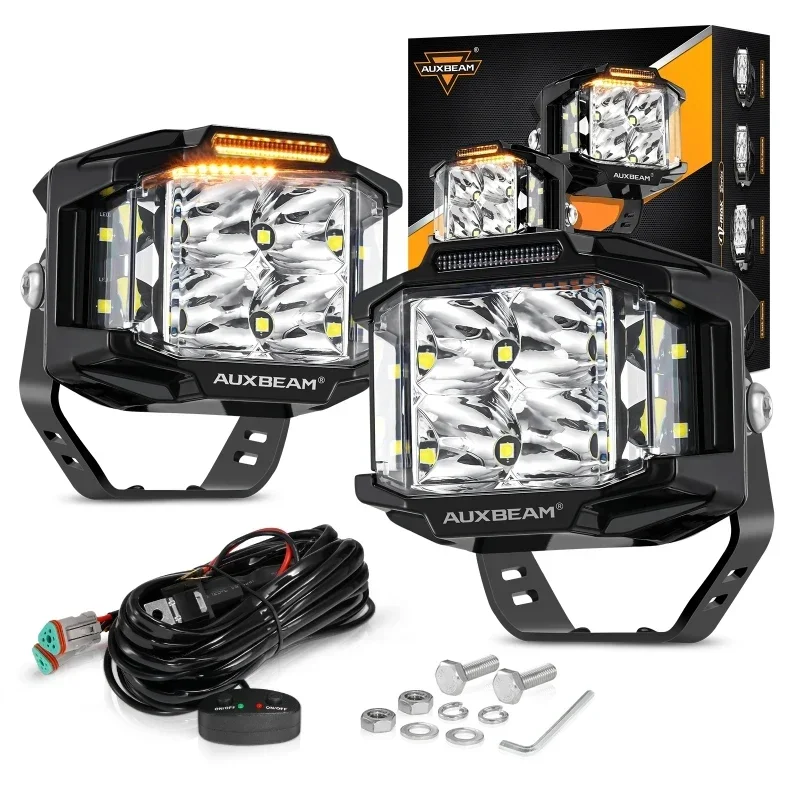

4-дюймовые фонарики для грузовиков, внедорожников, полноприводных квадроциклов AUXBEAM