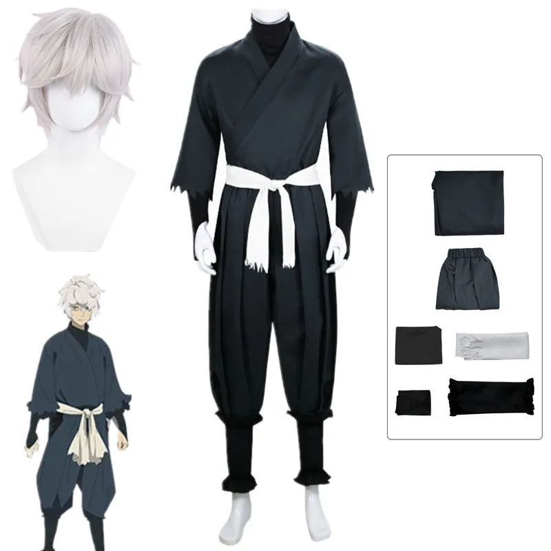 

Костюм для косплея аниме Jigoku Raku Hell's Paradise Gabimaru, кимоно, униформа ниндзя, одежда на Хэллоуин и карнавал