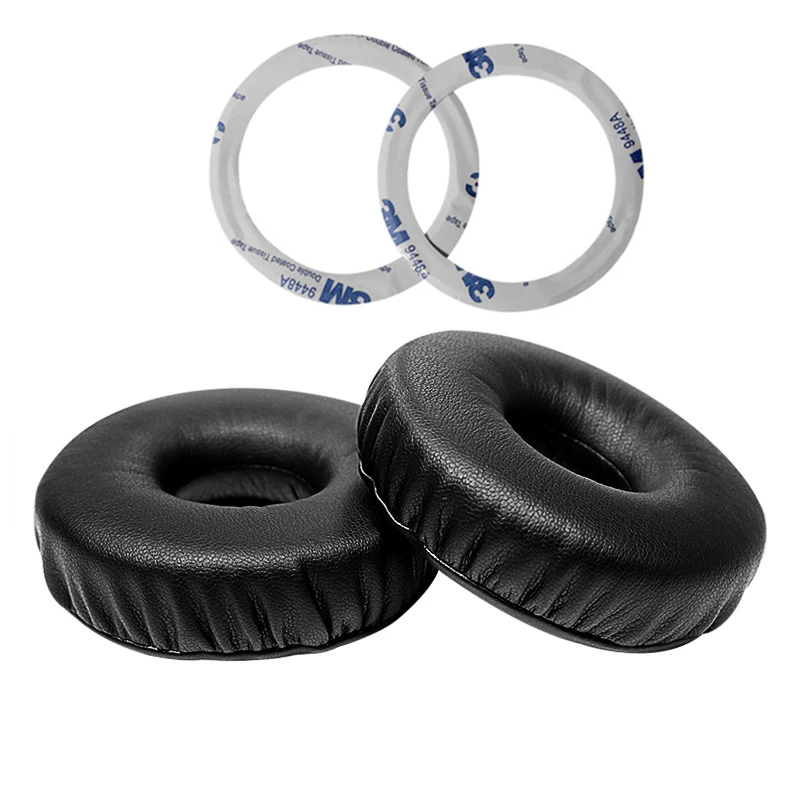 

2 Pieces For Sony MDR-XB650BT Earphone Cover XB550AP XB450AP Sponge Earmuffs Leather Case Ear Pads With Double-sided Tape